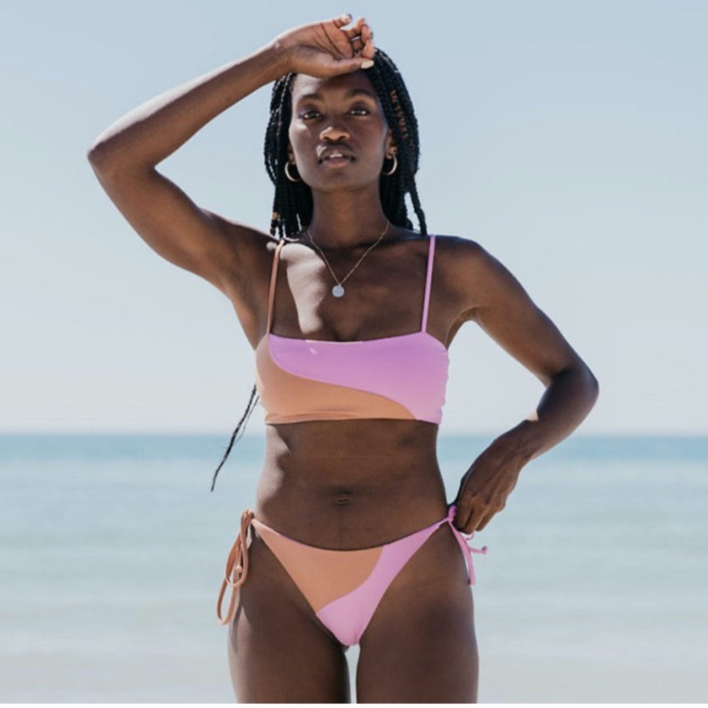 L*Space Color Block Bikini Set - Picture 2 of 11